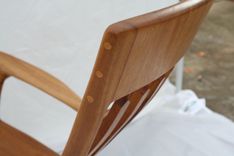 Iroko (African Teak) Rocking Chair 3 small