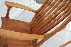 Iroko (African Teak) Rocking Chair 4 small