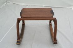 Walnut Rocking Footstool - Shipping Included 5 small