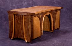 Cherry And Claro Walnut Desk 1 small