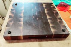 Walnut End Grain Cutting Board 3 small