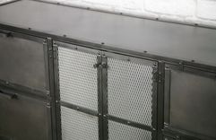 Industrial File Cabinet, Vintage Industrial File Drawers, Industrial Office Filing Cabinet, 4 small
