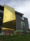 Perforated Brass & Steel Sculptural Facade 1 small