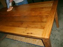 Wormy Chestnut Dining Table 2 small