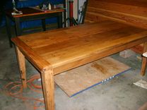 Wormy Chestnut Dining Table 5 small