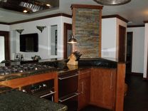 Frank Loyd Wright Inspired Cherry Kitchen 1 small