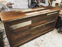 Reclaimed Wood Front Counter 1 small