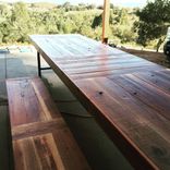 Reclaimed Wood Vineyard Table 1 small