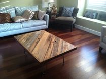 Reclaimed Wood Farm Table Slant Board Pattern 1 small