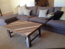 Reclaimed Wood Farm Table Slant Board Pattern 3 small