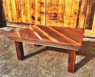Reclaimed Wood Farm Table Slant Board Pattern 4 small