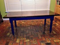 Walnut & Maple Dining Table 2 small