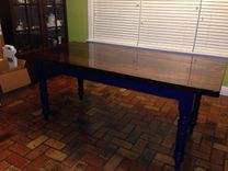 Walnut & Maple Dining Table 1 small
