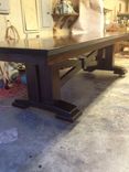 Rustic Mahogany Farm Table 1 small