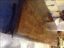 Rustic Mahogany Farm Table 3 small