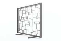 Metal Fireplace Screen (Squares) 1 small