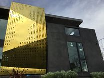 Perforated Brass & Steel Sculptural Facade 3 small