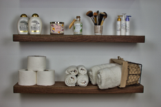 Bathroom Wall Shelf, Bathroom Floating Shelves, Wooden Bathroom Shelves, Above Toilet Shelf 1 small