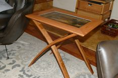 Oak Wine Stay End Table 2 small
