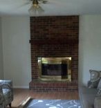 Blue Pine Mantle And Bookshelves 1 small