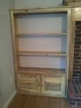 Blue Pine Mantle And Bookshelves 3 small