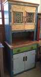 Hutch W/Antique Grate Insets 1 small