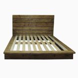 Queen Rustic Platform Bed 1 small