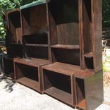 Full Wall Library & Cabinets... 6 small
