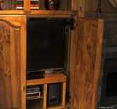 Discreet Flat Screen And Audio With Fireplace Surround 2 small