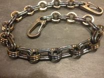 Sterling Silver And Titanium Wallet Chain 1 small
