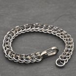 Sterling And Titanium Persian Chainmail Bracelet 1 small