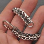 Sterling And Titanium Persian Chainmail Bracelet 3 small