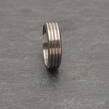 Lathe Turned Titanium Ring 2 small
