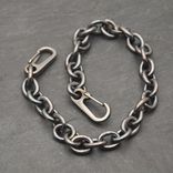 Custom Large Link Sterling Silver Wallet Chain 1 small
