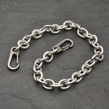 Custom Large Link Sterling Silver Wallet Chain 3 small