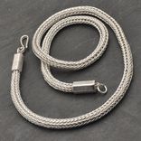 Large Loop In Loop Fine Silver Necklace 2 small