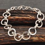 Modern Open Weave Loop In Loop Bracelet 1 small