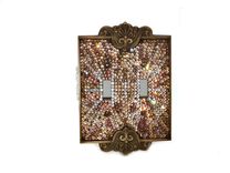 Custom Design Crystallized Wall Light Switch Plates Home Decor European Crystals Bedazzled 1 small