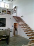 Metal Staircase With Solid Hardwood Steps And Handrails 5 small