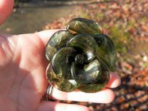 Wine Bottle Stopper Glass Rose Green, Hand Blown Rose, Lampwork Sra Rose, Flower Stainless Steel 5 small