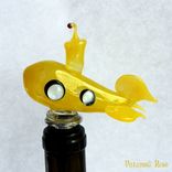 Submarine Wine Stopper Glass Statue 1 small