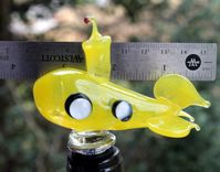 Submarine Wine Stopper Glass Statue 3 small
