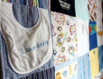 Baby Clothes Memory Quilt 9 small