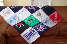 T Shirt Memory Quilt Blanket 21 small