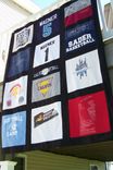 T Shirt Memory Quilt Blanket - 12 Block 1 small