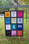 T Shirt Memory Quilt Blanket - 12 Block 2 small