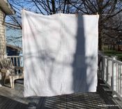Baby Clothes Memory Blanket - Chenille Back 4 small