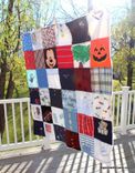 Baby Clothes Memory Blanket - Chenille Back 5 small