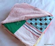 Baby Clothes Memory Blanket - Chenille Back 6 small