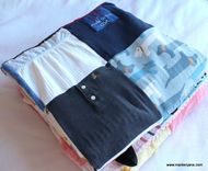 Baby Clothes Memory Blanket - Chenille Back 7 small